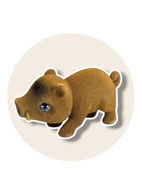 Jungle in My Pocket Action Figure Toy: Gregor the Wild Boar, 1 in.